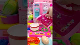 Satisfying with Unboxing amp Review Miniature Hello Kitty Kitchen Playset  ASMR Toys [upl. by Annayak]