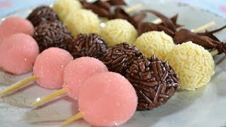 Espetinhos de Brigadeiro  Daisuki Doces 119 [upl. by Weitzman836]