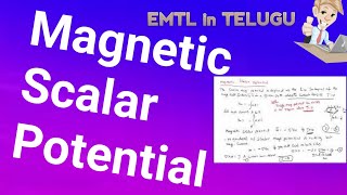 Magnetic scalar potential in Telugu Magnetostatics [upl. by Atilek752]