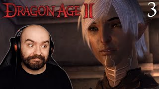 Rumours of a Grey Warden amp Meeting Fenris  Dragon Age II  Blind Playthrough Part 3 [upl. by Devinne]