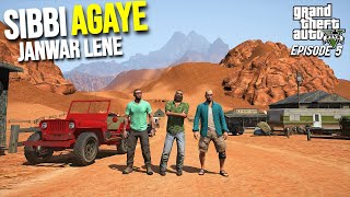 SIBBI AGAYE JANWAR LENE  BAKRA EID 2023 EPISODE 5  GTA 5 STORIES [upl. by Priscella]