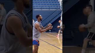 Mikal Bridges New threads new jump shot 👀 shorts [upl. by Yrekcaz]