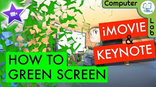 How to Green Screen iMovie  Special Effects Keynote 🖥 [upl. by Januarius]