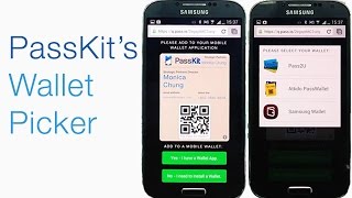 PassKits Wallet Picker for Android [upl. by Ayocal798]