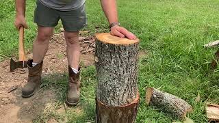 GermanRhineland Pattern Axes Pignut Hickory in the heat [upl. by Fidel]