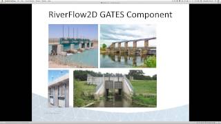 Bridge and Gate Hydraulics in 2D with RiverFlow2D [upl. by Terrye378]