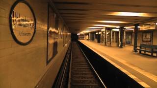 UBahn Berlin  U1 U12 Führerstandsmitfahrt  Cab Ride Wittenbergplatz  Uhlandstraße und zurück [upl. by Skerl]