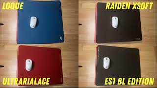 Comparison of mouse pads  Spyre vs Artisan vs MGG vs Pulsar [upl. by Anelleh]