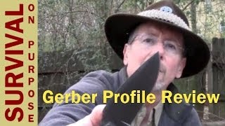 Gerber Profile vs Knotty Oak  Real World Knife Review [upl. by Chi]