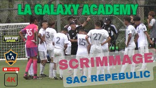 MLS Next U1617 LA GALAXY ACADEMY SCRIMMAGE SACRAMENTO REPUBLIC PRESEASON BEFORE THE MLS NEXT START [upl. by Pepe890]