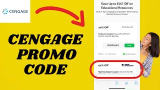 Cengage PROMO CODE 2024 [upl. by Swords684]