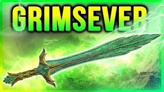 SKYRIM Best Glass Sword at Level One Grimsever Location Guide [upl. by Ennahgem]