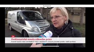 Problematická novela zákoníku práce 1412024 tv nova [upl. by Muhan234]