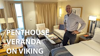 Viking Cruises Balcony Cabin Tour on Viking Yi Dun in China [upl. by Idham]