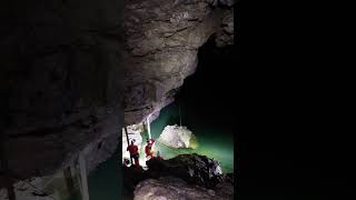 ABISSO di TREBICIANO 329 m sotto terra 🕳️ abisso trebiciano trieste nature speleologia shorts [upl. by Innep]