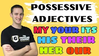 🇺🇸 ADJETIVOS POSESIVOS EN INGLES  EJEMPLOS Y EJERCICIOS  POSSESSIVE ADJECTIVES IN ENGLISH [upl. by Notsae]