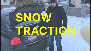 How To Improve RWD Traction In The Ice And Snow [upl. by Stochmal828]