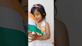 🇮🇳 Happy Independence Day 🇮🇳 shorts cutebaby babygirl india independenceday trending telugu [upl. by Divaj]