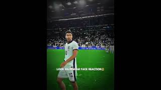 facial reaction 👍 football edit realmadird belingham viral [upl. by Eenolem551]