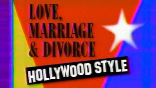 Love Marriage amp Divorce Hollywood Style 1997 The National Enquirer [upl. by Franny287]