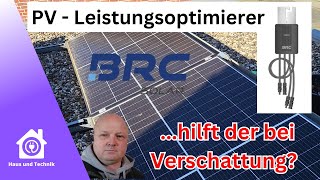 Balkonkraftwerk Ertragssteigerung mit Moduloptimierer Ich installiere mir den BRC Solar M50014 [upl. by Hujsak]