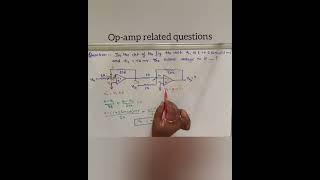 opamp related questions cascaded opamp differential amplifier hindi inverting amplifier [upl. by Abigail]