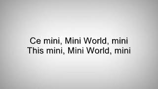 Indila mini world Lyrics French English [upl. by Ahseym334]