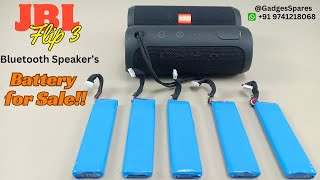 JBL Flip 3 Bluetooth Speakers Replacement Battery for sale Rs1200 Subscribe to GadgetSpares [upl. by Bennie768]