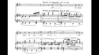 Colloque sentimental C Debussy Score Animation [upl. by Scribner]