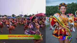 CAPORALES SAN SIMON VA USA  FESTIVAL BOLIVIANO 2024 [upl. by Dynah]