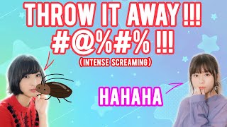 Inori Minase traumatizing Ayane Sakura with an insect [upl. by Maffa]