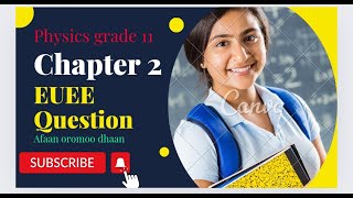 Physics grade 11 Chapter 2Vector EUEE Question lecture by Afaan oromoo [upl. by Cedar54]