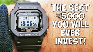 BEST GSHOCK under ₹5000 Unboxing amp Review Casio DW5600 UE1DR Tough Solar [upl. by Giwdul]