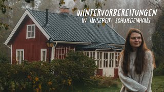 Wintervorbereitungen in unserem Schwedenhaus 🇸🇪 🏡 [upl. by Aisatnaf]