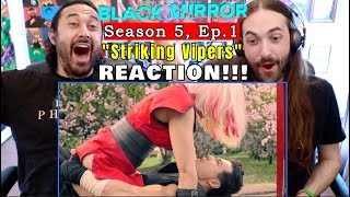 BLACK MIRROR  Season 5 Episode 1  REACTION quotStriking Vipersquot [upl. by Sollie]