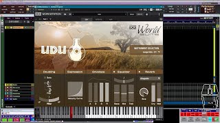 UVI World Suite 2’s Udu and Kora in Cakewalk by Bandlab [upl. by Anoerb]