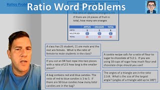 Solving Ratio Word Problems [upl. by Akimik]