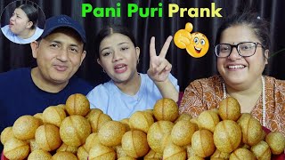 2 MINUTES PANIPURI EATING CHALLENGE ll PRANK ON STUTI BudaBudiVlogs [upl. by Ron951]