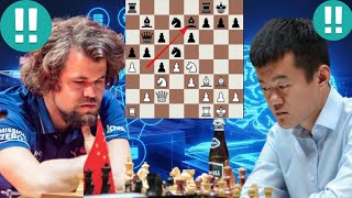 Magnus Carlsen vs Ding Liren chess game 150 [upl. by Benjy536]