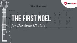 The First Noel Baritone Ukulele Tab [upl. by Ibed]