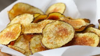 Easy Microwave Potato Chips [upl. by Hakon24]