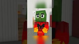 Monster school bad family dont love brother😢 shorts minecraft animation [upl. by Cherida]