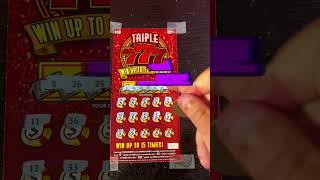 WINS…AND WRONG PRIZE REVEALED ON TRIPLE 777 lottery winners shorts [upl. by Eitac]