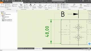 Inventor 2019 Grundkurs Die allgemeine Bemaßung video2braincom [upl. by Celinda]