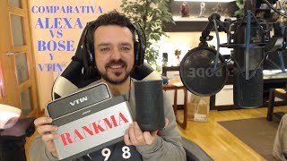 Comparativa Alexa Amazon Echo Vs Bose Soundlink 3 Vs Vtin Royaler [upl. by Antonin]