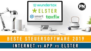 Beste Steuersoftware 2019 Internet vs App vs Elster  Steuersoftware Vergleich 2019 Steuerprogramm [upl. by Atorod476]