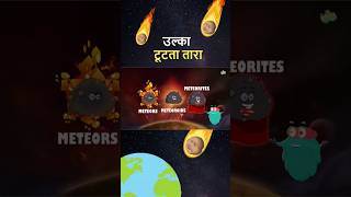 उल्का  टूटता तारा  उल्का क्या होता है  Meteors In Hindi shorts [upl. by Nahshunn]