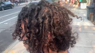 2nd7th Month Loc Journey on 3a3b fine curly hair [upl. by Naot873]