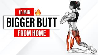 Do These 15 Exercises at Home to Get a FLAT STOMACH and BIGGER BUTT [upl. by Eelrac]