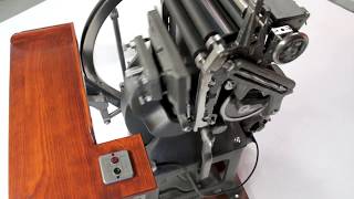 Richard Gans platen press [upl. by Anual175]